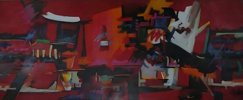 Habitación Roja, pintura de Chalo Rojas