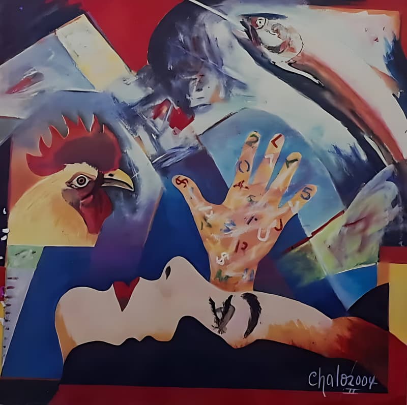 Sueño Numerado, pintura de Chalo Rojas
