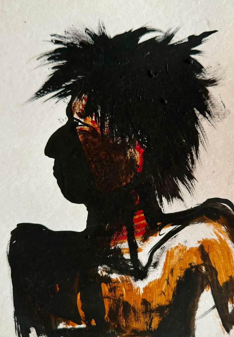 La sombra y el cuello, dibujo de Chalo Rojas